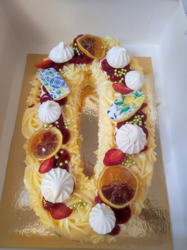 Number cake 40ans