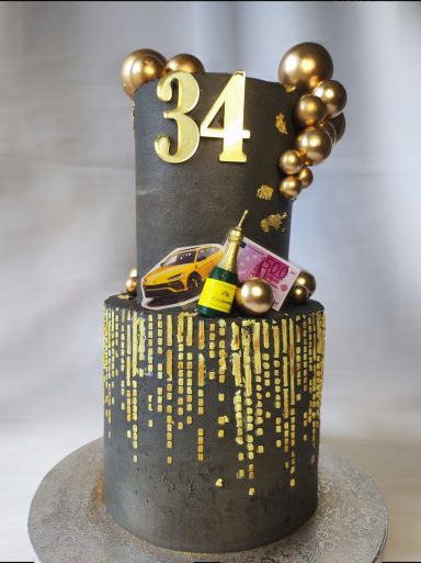 gâteau sur mesure anniversaire 34ans 