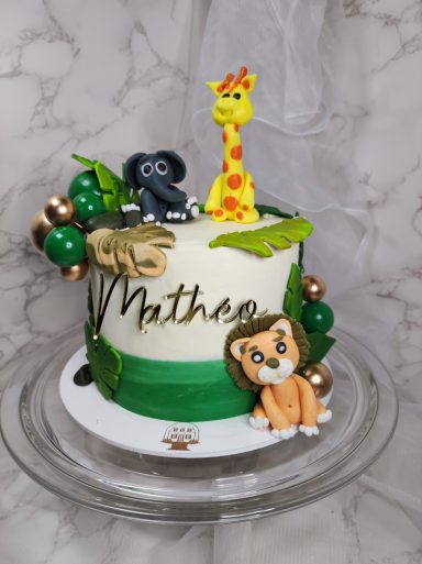 gâteau sur mesure anniversaire jungle