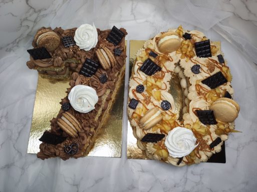 gâteau sur mesure number cake 70ans