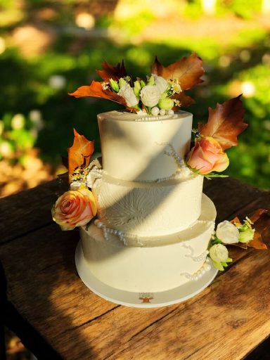 wedding cake mariage automne
