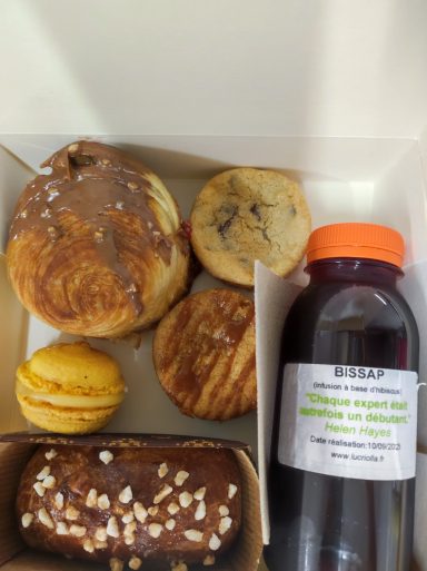Coffret goûter pour sortie de cohésion d'équipe entreprise